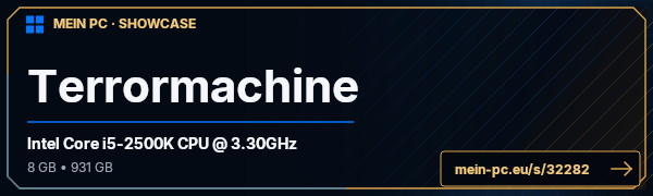 PC-Showcase Terrormachine von f4k3r auf MEIN PC
