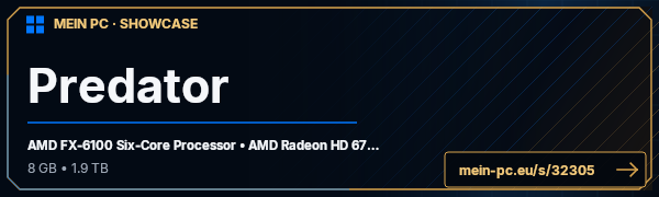 PC-Showcase Predator von DeLuXe2k auf MEIN PC
