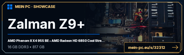 PC-Showcase Zalman Z9+ von Berkelfuerst auf MEIN PC