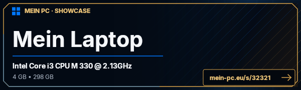 PC-Showcase Mein Laptop von GangstaaSunny auf MEIN PC