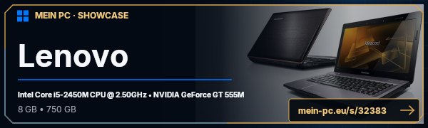 PC-Showcase Lenovo von muk81 auf MEIN PC