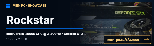 PC-Showcase Rockstar von rockstar1911 auf MEIN PC