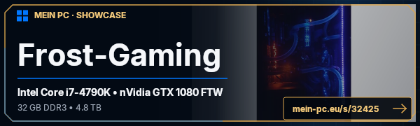 PC-Showcase Frost-Gaming von KingOfNewMedia auf MEIN PC