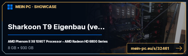 PC-Showcase Sharkoon T9 Eigenbau (verkauft) von Greez auf MEIN PC