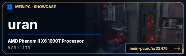 PC-Showcase uran von coolcasies auf MEIN PC