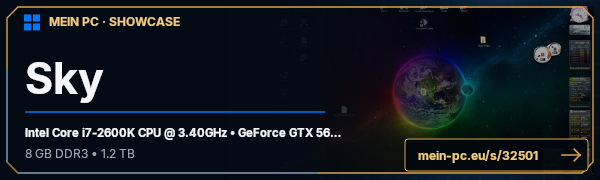 PC-Showcase Sky von Gskyline auf MEIN PC