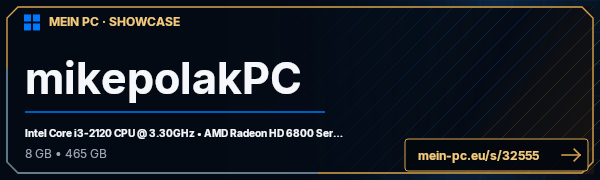 PC-Showcase mikepolakPC von mikepolak auf MEIN PC