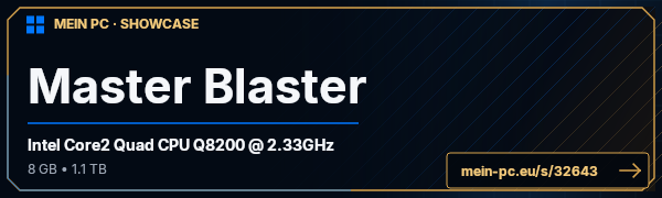 PC-Showcase Master Blaster von DennisHero auf MEIN PC