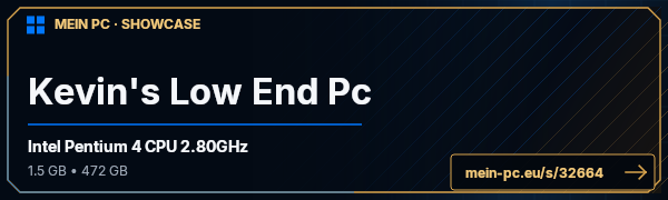 PC-Showcase Kevin's Low End Pc von Keviin_Yoo auf MEIN PC