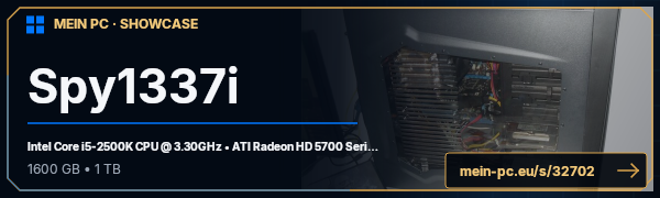 PC-Showcase Spy1337i von enis4133 auf MEIN PC
