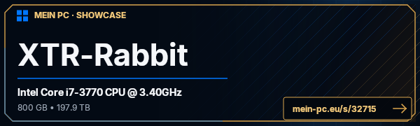 PC-Showcase XTR-Rabbit von C0dylein auf MEIN PC