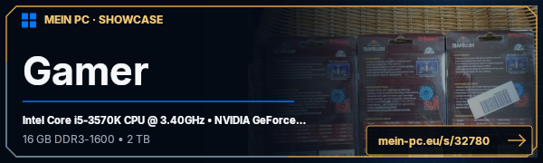 PC-Showcase Gamer von DocSummer auf MEIN PC