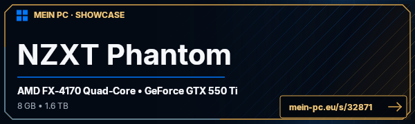 PC-Showcase NZXT Phantom von 3Dwarrior auf MEIN PC