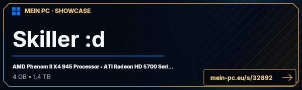 PC-Showcase Skiller :d von Dekon auf MEIN PC