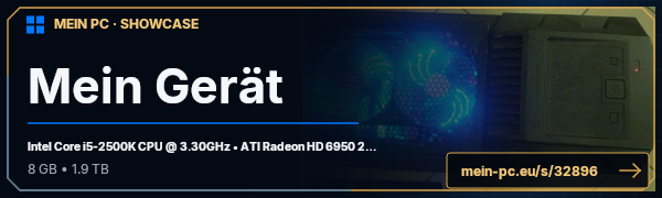 PC-Showcase Mein Gerät von MadReap3r auf MEIN PC
