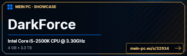 PC-Showcase DarkForce von david96fan auf MEIN PC