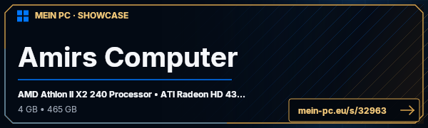 PC-Showcase Amirs Computer von neverboy12 auf MEIN PC