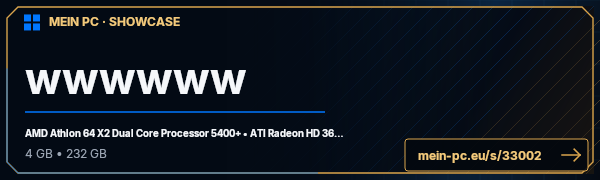 PC-Showcase wwwwww von gggggggfff auf MEIN PC