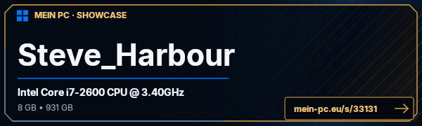 PC-Showcase Steve_Harbour von Steve_Harbour auf MEIN PC