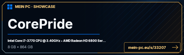 PC-Showcase CorePride von hell456 auf MEIN PC