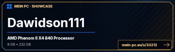 PC-Showcase Dawidson111 von Dawidson111 auf MEIN PC