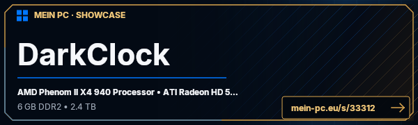 PC-Showcase DarkClock von lordnicon8888 auf MEIN PC