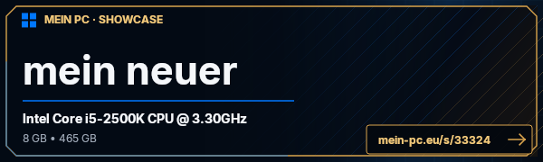 PC-Showcase mein neuer  von killyou auf MEIN PC