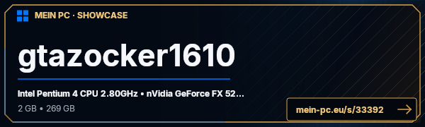 PC-Showcase gtazocker1610 von gtazocker1610 auf MEIN PC
