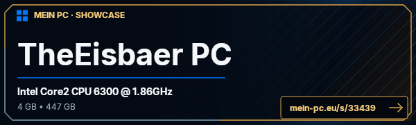 PC-Showcase TheEisbaer PC von TheEisbaer auf MEIN PC