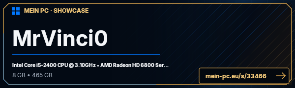PC-Showcase MrVinci0 von MrVinci0 auf MEIN PC