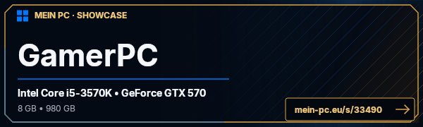 PC-Showcase GamerPC von GSG9fighter auf MEIN PC