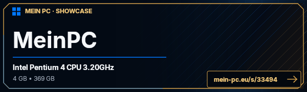 PC-Showcase MeinPC von BnGyrm4m04 auf MEIN PC