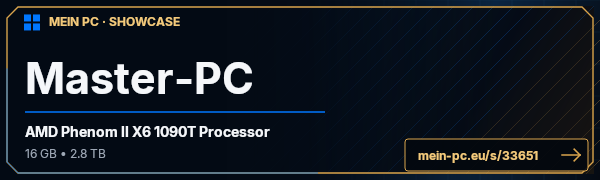 PC-Showcase Master-PC von masterfreestyle auf MEIN PC