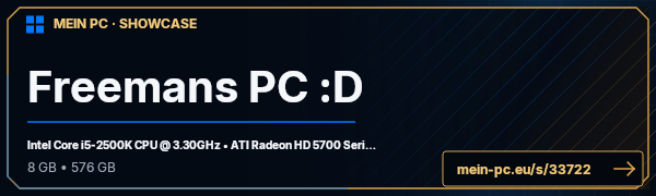 PC-Showcase Freemans PC :D von Gordonfreeman auf MEIN PC