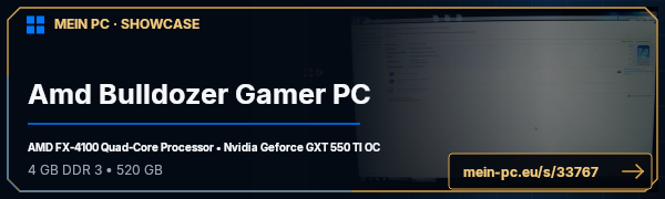 PC-Showcase Amd Bulldozer Gamer PC  von Banshee auf MEIN PC