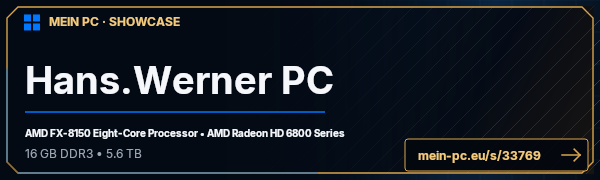 PC-Showcase Hans.Werner PC von Hansi9801 auf MEIN PC