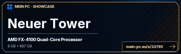 PC-Showcase Neuer Tower von Friede auf MEIN PC