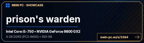 PC-Showcase prison's warden von DMA auf MEIN PC
