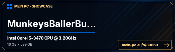 PC-Showcase MunkeysBallerBude von DeadMunkey auf MEIN PC