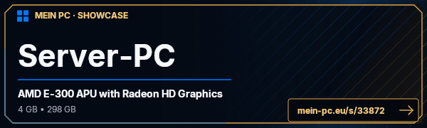 PC-Showcase Server-PC von Copkilla auf MEIN PC