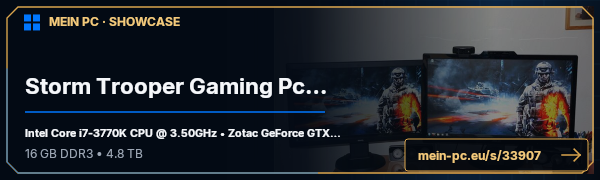 PC-Showcase Storm Trooper Gaming Pc 2012 von 199hightower auf MEIN PC