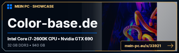 PC-Showcase Color-base.de von Inter auf MEIN PC