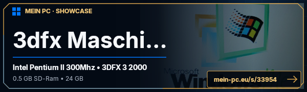 PC-Showcase 3dfx Maschine von trancemusic auf MEIN PC