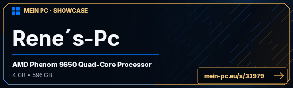 PC-Showcase Rene´s-Pc von Wladimir_AlCapone auf MEIN PC