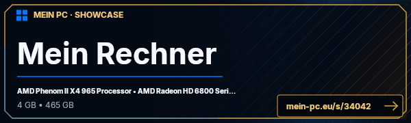PC-Showcase Mein Rechner von crazyd0g auf MEIN PC