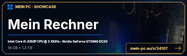 PC-Showcase Mein Rechner von sparow46 auf MEIN PC