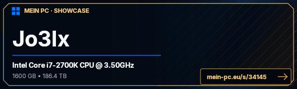 PC-Showcase Jo3lx von Jo33l auf MEIN PC
