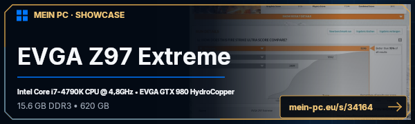 PC-Showcase EVGA Z97 Extreme von Hakimi auf MEIN PC