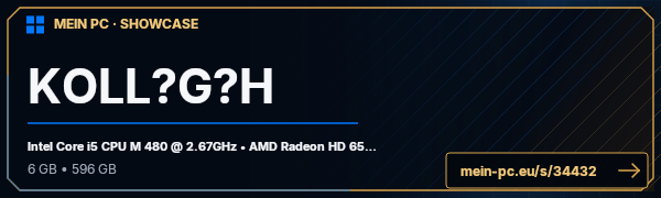 PC-Showcase KOLL?G?H von TeamKiller36 auf MEIN PC