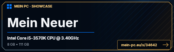 PC-Showcase Mein Neuer von Eroox auf MEIN PC